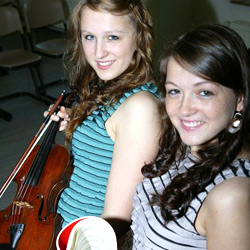 Mit meiner Schwester Hanna